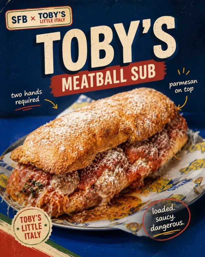 Toby's Meatball Sub from Toby's Little Italy at Prestons