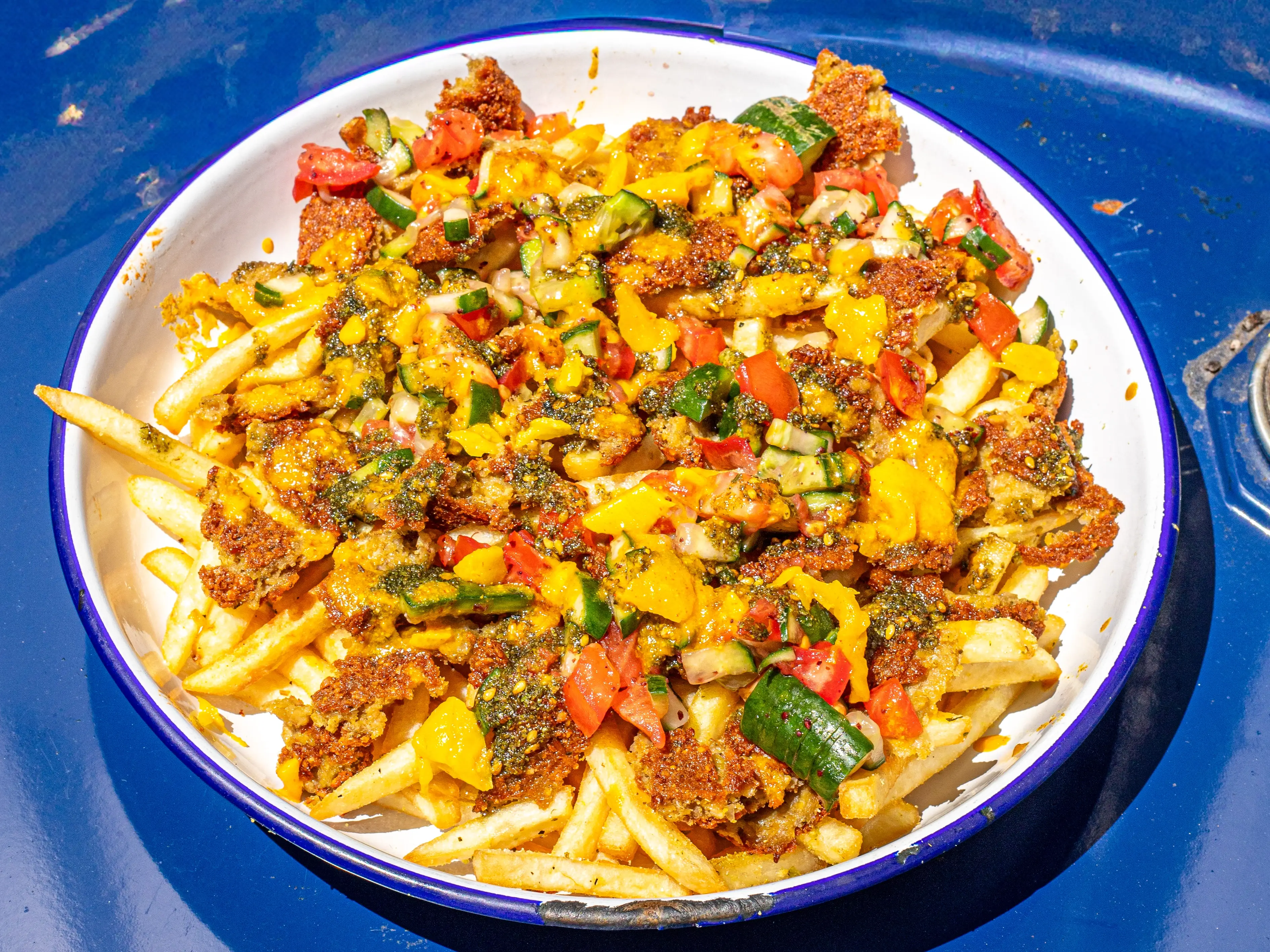 Falafel Loaded Fries