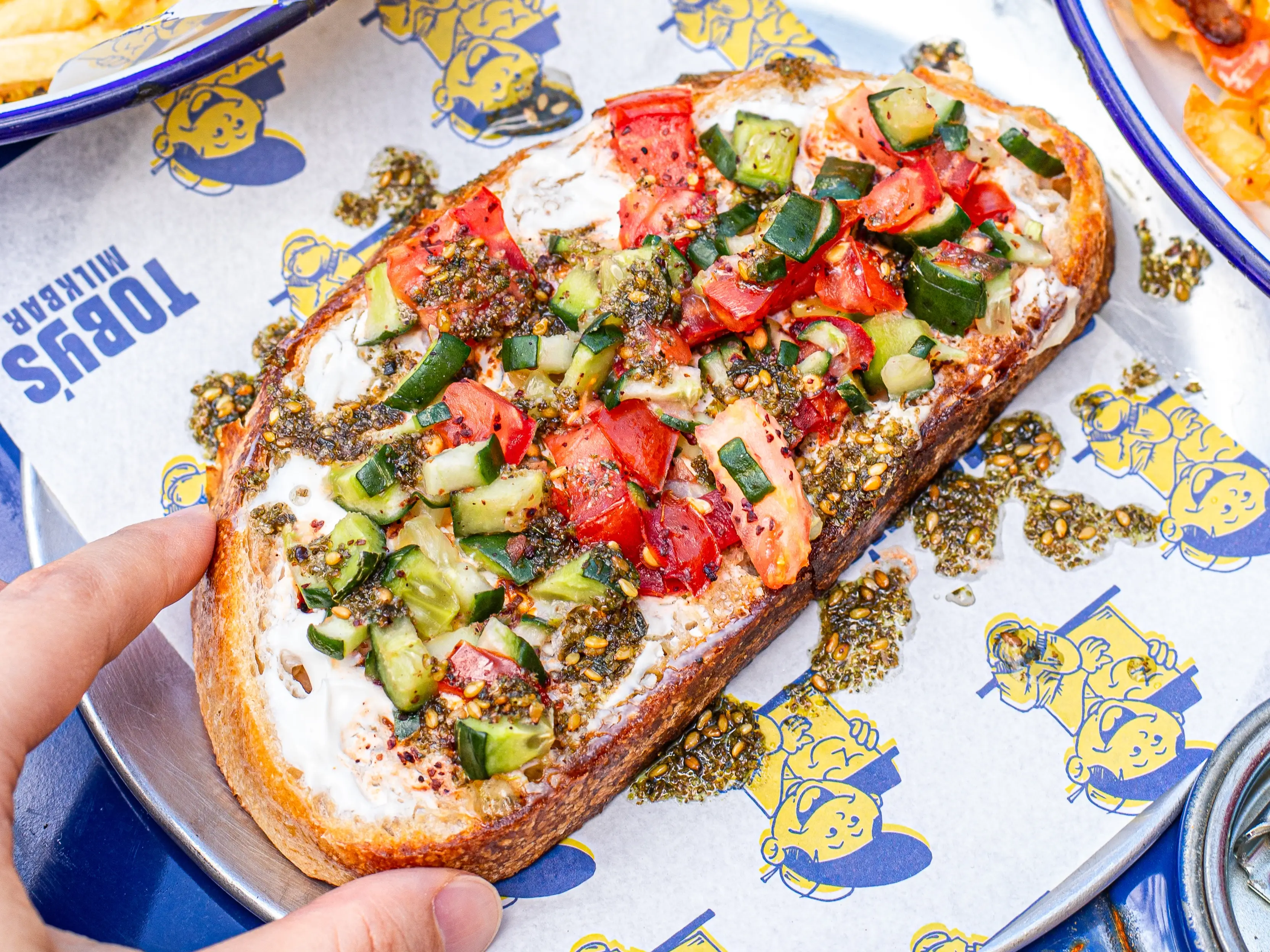 Labneh Bruschetta